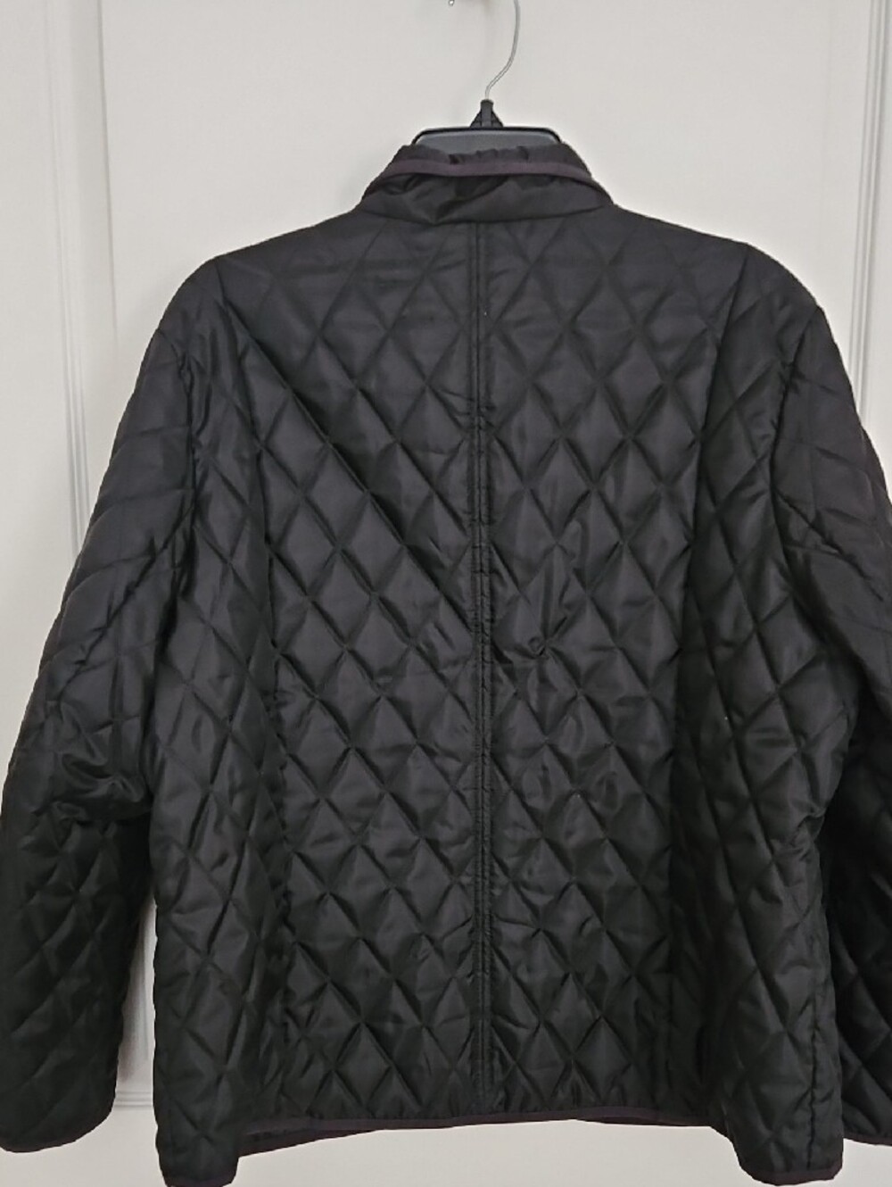 Lands' End Women's Black Quilted Lightweight Jacket, 1X/P - Picture 5 of 6